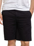 Black Gabardine Short - Khotwh